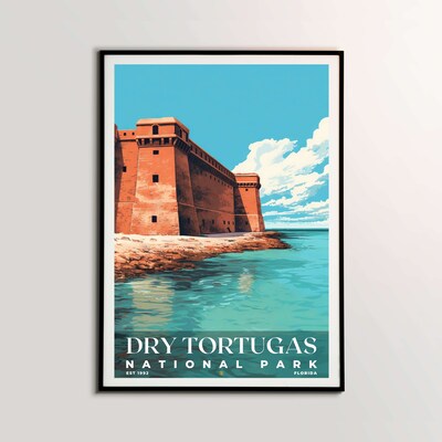 Dry Tortugas National Park Poster, Travel Art, Office Poster, Home Decor | S7 - image2